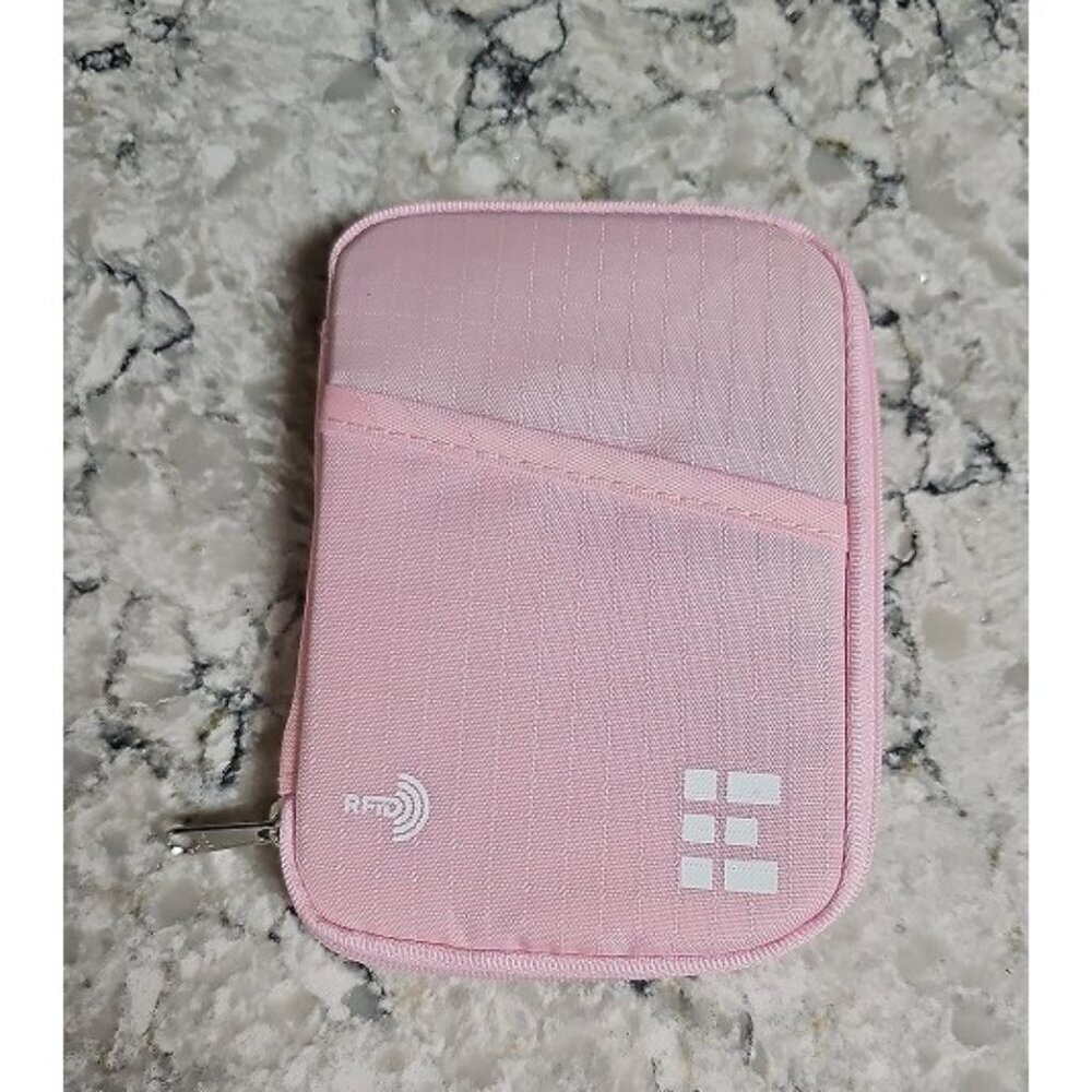 Rfid Blocking Passport Holder Travel Wallet Organizer